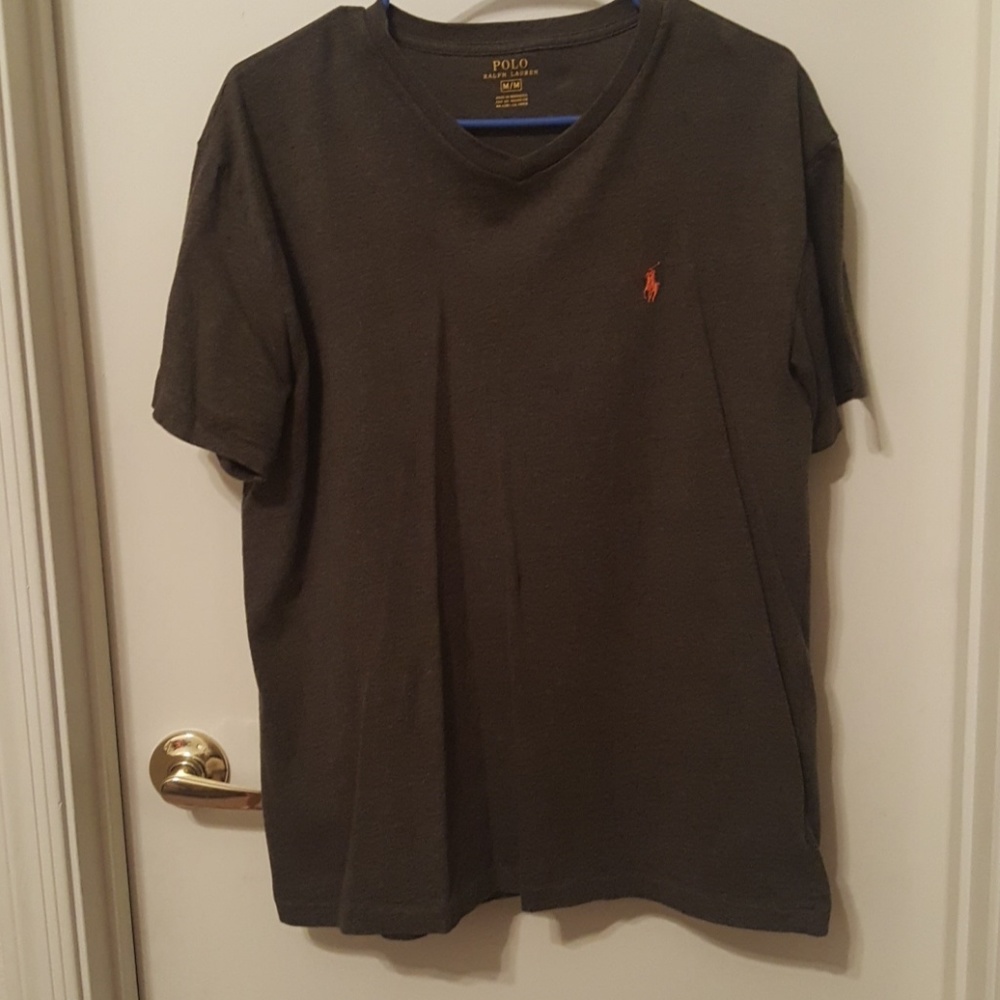 Men's polo v-neck
